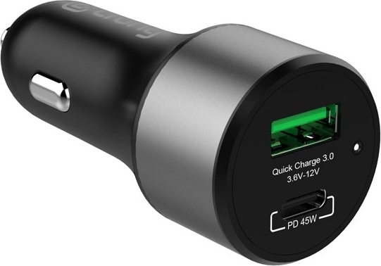 Chargeur voiture Power Car Charger 63W USB-C PD et USB QC 3.0