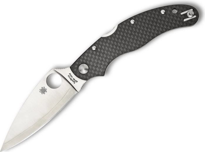 Couteau de poche pliant Spyderco Caly 3.5 avec manche en fibre de carbone - 1 pièce