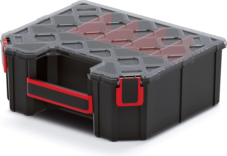 Grand organiseur Tager Carbo Plus avec cloisons 284 × 243 × 105 mm