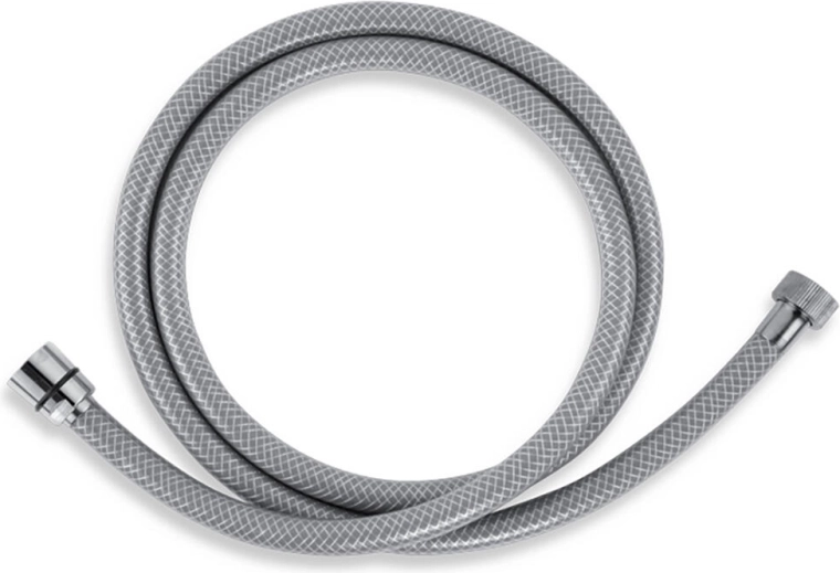 Tuyau de douche 150 cm en PVC, gris