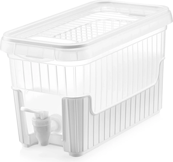 Distributeur de boissons avec robinet 4,5 l en plastique