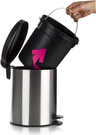 Seau intérieur amovible pour une vidange facile