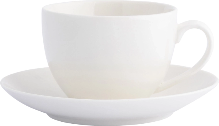 Tasse en porcelaine Altom design Bella avec soucoupe 270 ml
