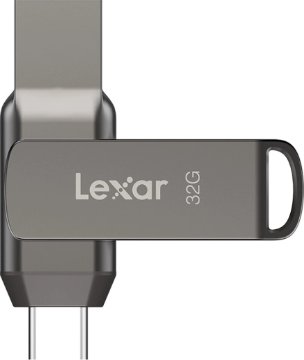Lexar JumpDrive Dual Drive D400 USB 3.1 32 Go (USB-C + USB-A) - 1 pièce