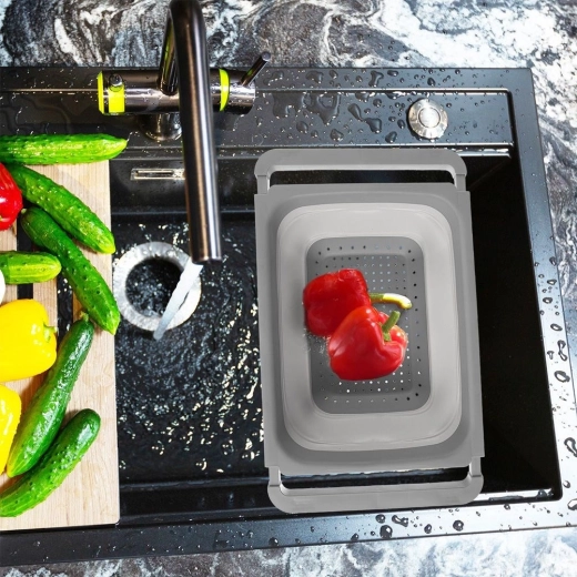 Poignées extensibles pour une utilisation au‑dessus de l’évier