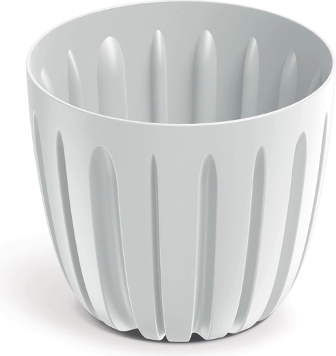 Cache-pot Wario 13,8 cm plastique blanc