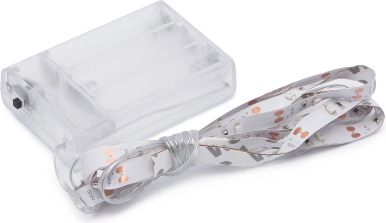 Ruban LED coloré à piles de 1 m