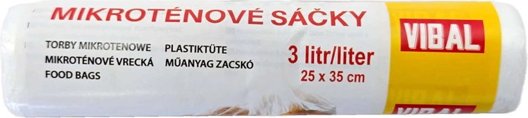 Sacs en microten 25 × 35 cm, 50 pièces