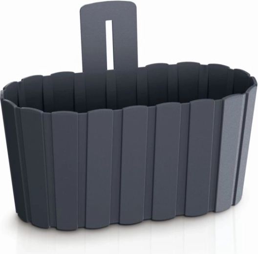 Pot de fleurs suspendu Boardee Wall 27,4 cm anthracite