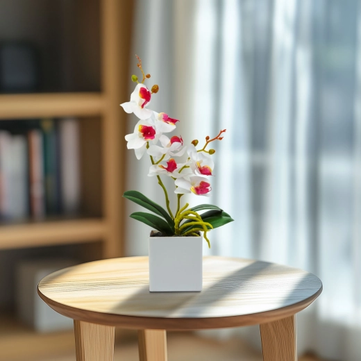 Orchidée décorative artificielle 37 cm - 1 pièce