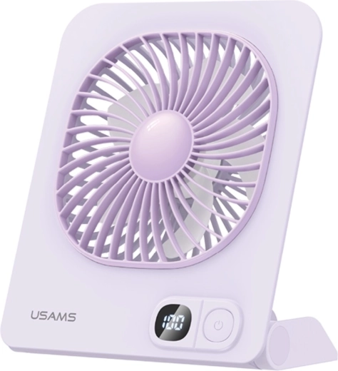 Ventilateur de bureau magnétique USAMS ZB363 – Violet