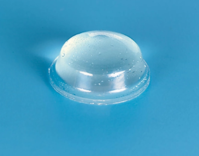 Butées transparentes autocollantes hémisphériques 11,1 × 5,1 mm (lot de 5)