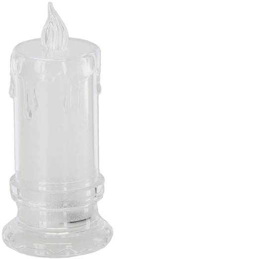 Lumière LED blanc chaud à flamme fixe