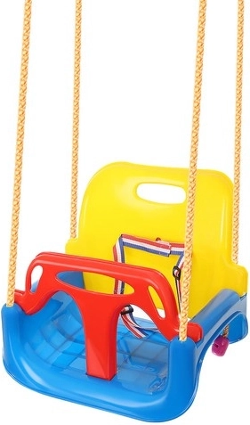 Balancement plus sûr grâce aux sangles et au dossier