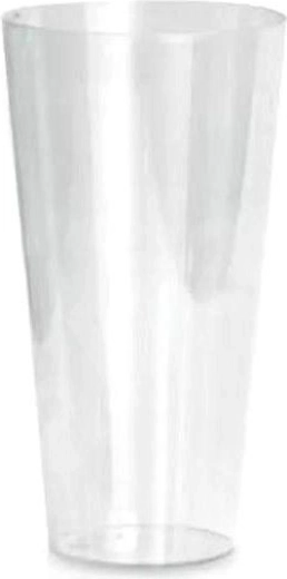 Cache-pot Tubus Slim transparent 20 cm