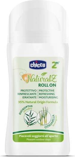 Chicco roll-on anti-moustiques à l’eucalyptus et à la citronnelle 60 ml