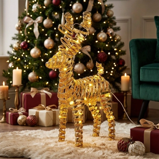 Éclairage de Noël chaleureux