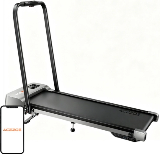Tapis de course électrique pliable ACEZOE P12 noir et gris