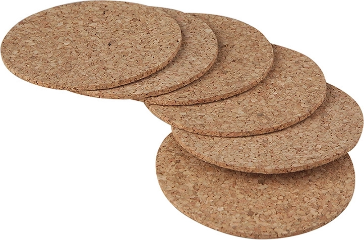 Liège naturel et forme ronde épurée