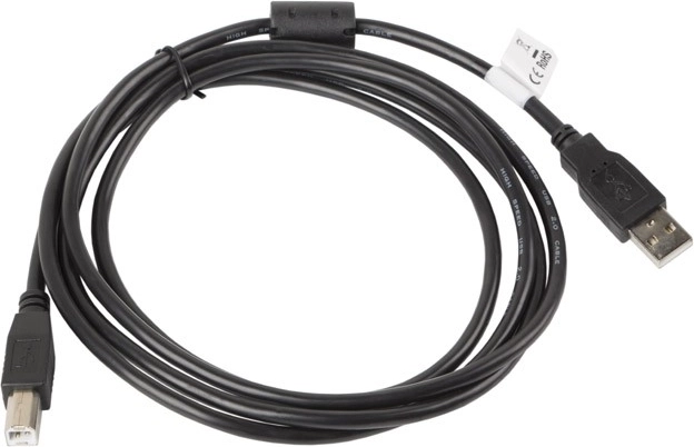 Câble USB 2.0 AM-BM 1,8 m avec ferrite noir