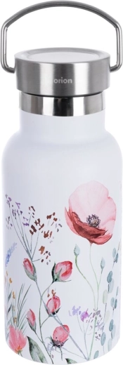 Bouteille isotherme en acier inoxydable 0,4 l – coquelicot
