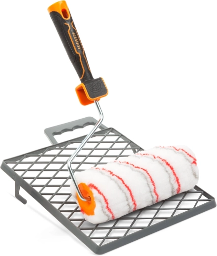 Kit de peinture avec rouleau, grille et support