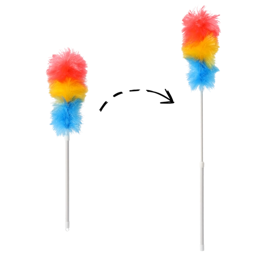 Plumeau télescopique 80–100 cm