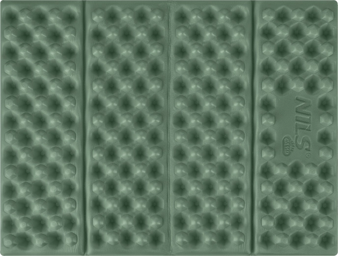 Siège pliant en mousse avec couche réfléchissante NILS Camp vert