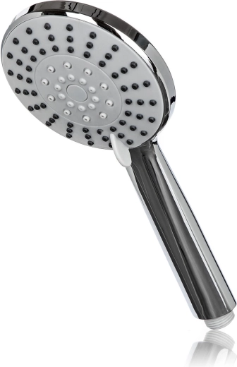 Large pommeau de douche 3 fonctions chromé