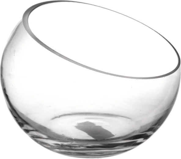 Vase en verre transparent 14 × 14 × 11 cm