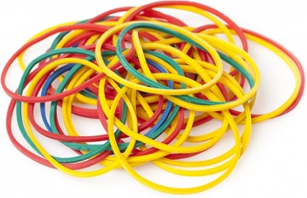 Élastiques multicolores – lot de 100 pièces