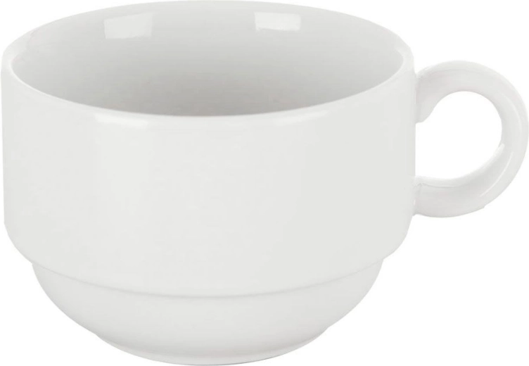 Tasse blanche en porcelaine MONA 180 ml