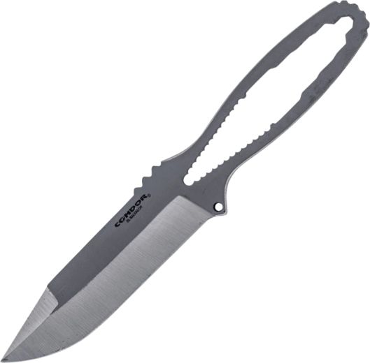 Couteau Condor Biker’s – couteau fixe tout métal 12 cm avec étui Kydex