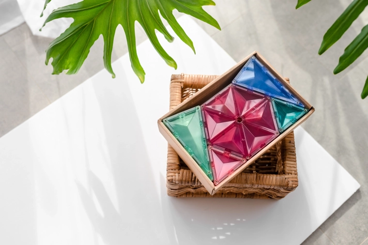 Éléments pastel transparents pour un jeu et un apprentissage créatifs