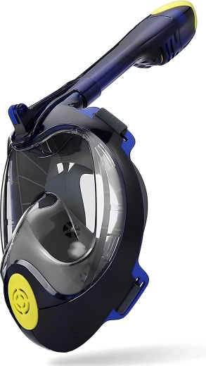 Masque de snorkeling intégral avec tuba L/XL
