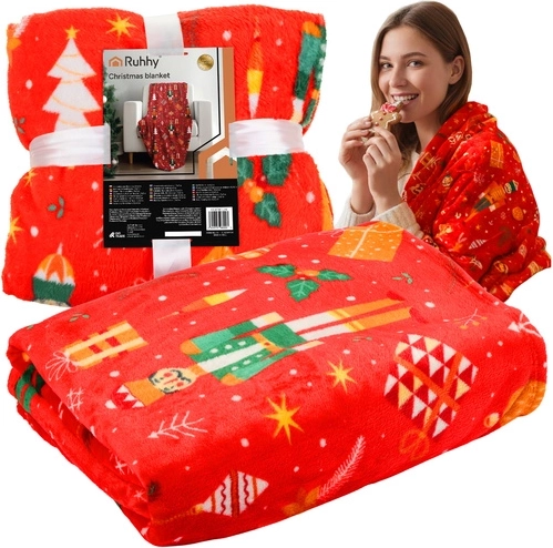 Couverture en flanelle de Noël Ruhhy 150 × 200 cm