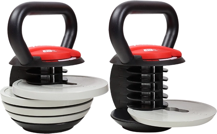 Solution compacte remplaçant un jeu complet de kettlebells