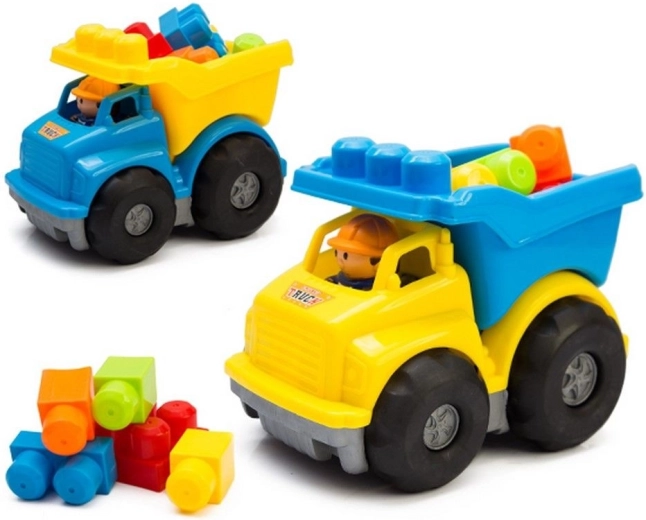 Camion-benne avec blocs de construction – 1 pièce