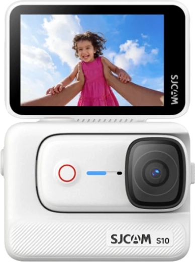 Caméra d’action SJCAM S10 64 Go blanche