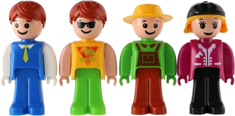 Quatre personnages variés pour un jeu sans fin