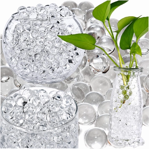 Billes d’hydrogel transparentes pour l’arrosage des plantes (5000 pcs)