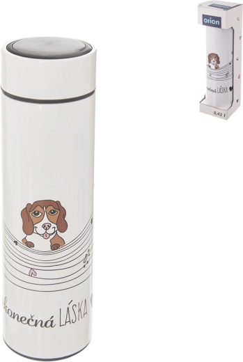 Thermos en acier inoxydable Amour infini – chien 0,4 l