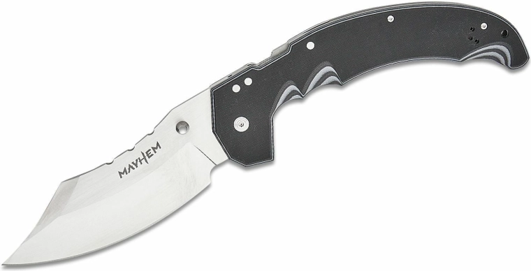 Cold Steel Mayhem Black – grand couteau de poche pliant 15,2 cm G10
