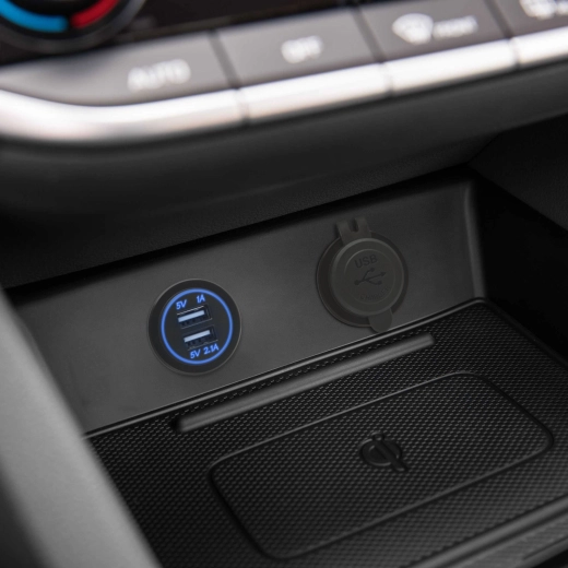 Prise USB double encastrable pour voiture
