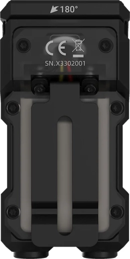 Tête pivotante à 180° pour un éclairage précis