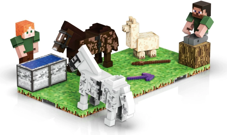 Jeu de construction Magnet World éleveur de chevaux