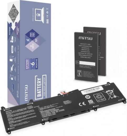 Batterie MITSU pour ASUS VivoBook S13 (C31N1806) 11,4 V 3600 mAh 41 Wh