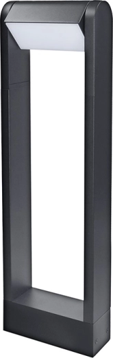 Borne LED d’extérieur Solight Crotone 500 7 W 3000 K noire avec tête inclinable