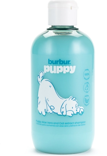Burbur shampooing pour chiots à l’aloe vera et aux flocons d’avoine 400 ml