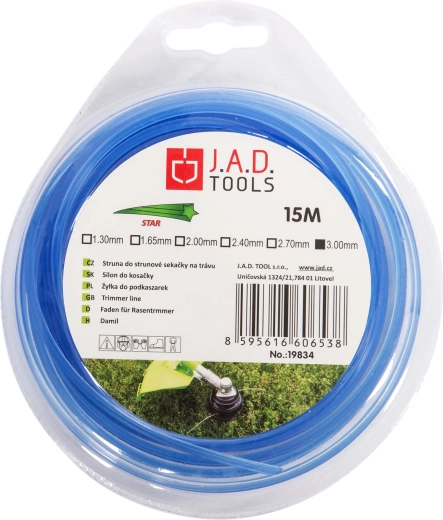 Fil de coupe étoilé 1,3 mm – 15 m